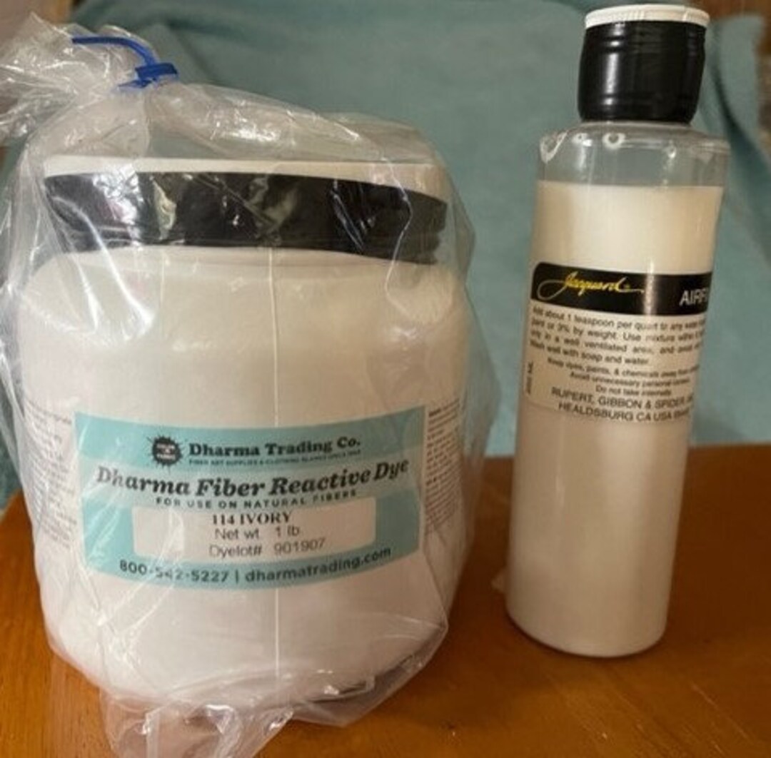 NEW Dharma Fiber Reactive Dye Ivory and Jacquard Airfix No Heat