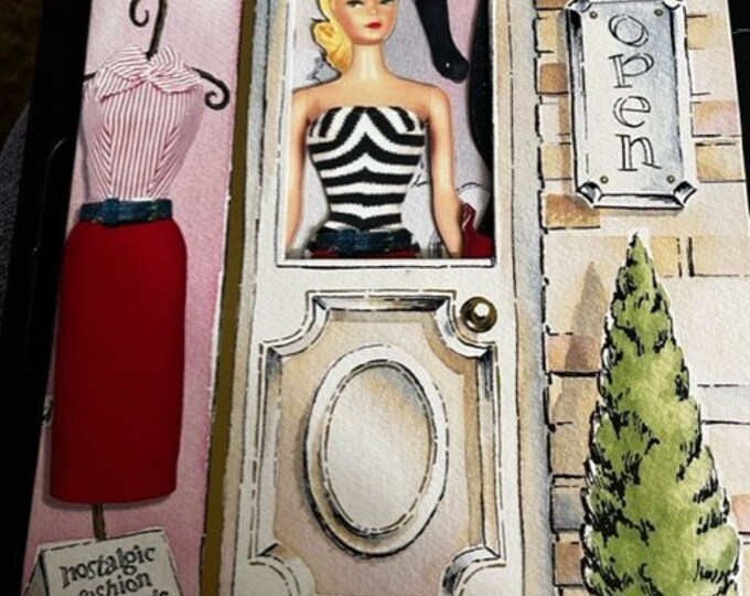 RARE Vintage Barbie Doll Dressup and Large Board With