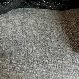 Exquisite light gray chenille Upholstery Fabric great for pirate coats sewing craft costume fabric by the yard image 2