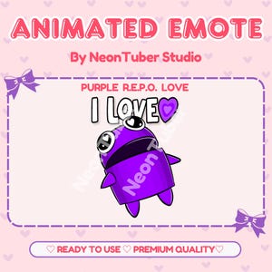 Animated Emote REPO I LOVE | Twitch Emote | R.E.P.O. Game | Animated Emote for Twitch | Funny | Memes