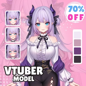 Kundenspezifisches Vtuber-Modell für kommerzielle Nutzung| Vtuber Auftragsarbeit | Vtuber Design | Vtuber Zubehör | Pngtuber | Live2d Auftragsarbeit | live2D-Modell