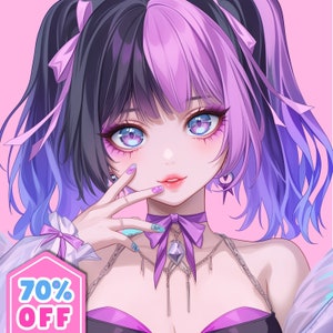 Personalized Anime PFP - Custom Avatar for Twitch & Social Media