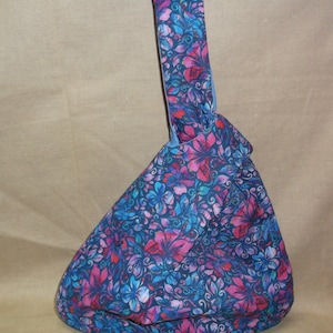 japanese knot bag wristlet knitting bag