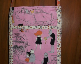 Zombie love crossbody handbag