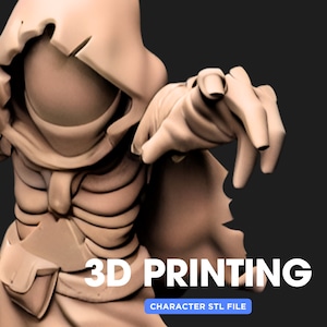 Benutzerdefiniertes 3D-Modell für den 3D-Druck, Charaktermodellierung für Spielassets, Miniaturen und Dnd-Modell für 3D-Druck, Anime- und Cartoon-Modelle