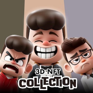 Collezione d'arte NFT 3D personalizzata, personaggio 3D, modellazione 3D, modello 3D, oggetto da collezione, modello NFT, collezione d'arte NFT realizzata e renderizzata con Blender