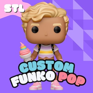 CUSTOM Funko Pop, 3D Modeling Service, Cute, 3D Art,3D Model Commission, 3D Design Service, 2D to 3D, Custom 3D Modeling,Convert Image to 3D