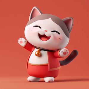 Benutzerdefinierte hochwertige niedliche 3D-Modell, 3D-Chibi-Tier, 3D-Karikaturkunst, 3D-Charaktermodellierung, 3D-Druck und Rendern mit Blender und Zbrush