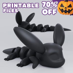Cute Dragon Flexi Fidget Figurine, Articulated 3D Print STL Files, Printable Animal Toy, Fun DIY 3D Printing Project, 3D Printing, STL File