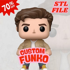 CUSTOM Funko Pop, 3D Modeling Service, Cute, 3D Art,3D Model Commission, 3D Design Service, 2D to 3D, Custom 3D Modeling,Convert Image to 3D