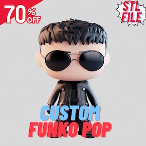 CUSTOM Funko Pop, 3D Modeling Service, Cute, 3D Art,3D Model Commission, 3D Design Service, 2D to 3D, Custom 3D Modeling,Convert Image to 3D