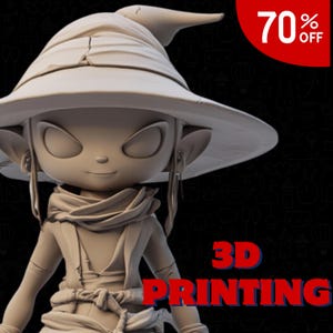 Niestandardowy model 3D do druku 3D, rzeźbienie postaci do zasobów gier, miniatury i model DND do druku STL 3D, modele anime i kreskówek