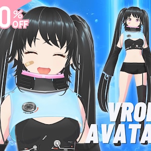 Trasforma il tuo modello VTuber Live2D in un modello VRoid 3D personalizzato, VTuber 3D, VStreamer, VRChat, avatar 3D, anime, avatar 3D, VTuber, Unity, rigging