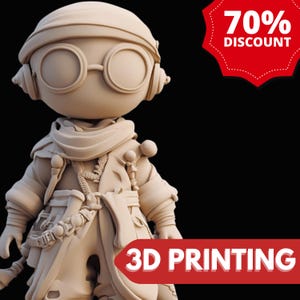 Benutzerdefiniertes 3D-Modell für den 3D-Druck, Charaktermodellierung für Spielassets, Miniaturen und Dnd-Modell für 3D-Druck, Anime- und Cartoon-Modelle