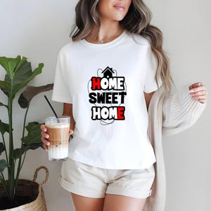 Cozy Home Sweet Home T-Shirt, Unisex Casual Tee, Housewarming Gift, New Home Celebration, Family Gathering Apparel, Everyday Comfort Wear