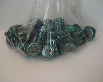 Green "Original" Heineken Beer Bottle Caps lot of 100