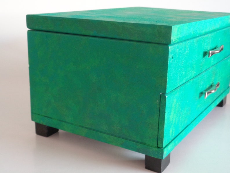 Painted Jewelry Box Etsy