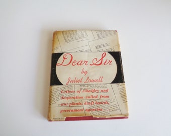 Dear Sir by Juliet Lowell 1944