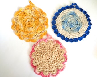 Vintage Crochet Pot Holders