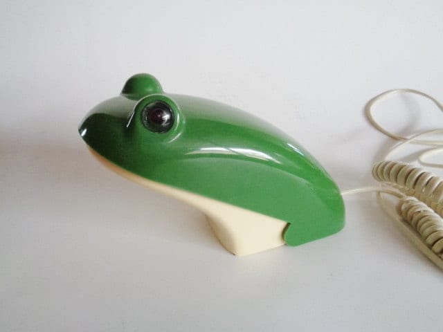 FROG PHONE フロッグフォン　珍品　1980年代　レトロ FROG PHONE フロッグフォン 珍品 1980年代 レトロ