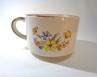 Vintage Floral Soup Mug