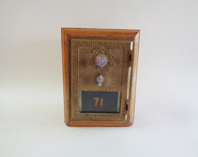 Vintage Post Office Box Bank Etsy