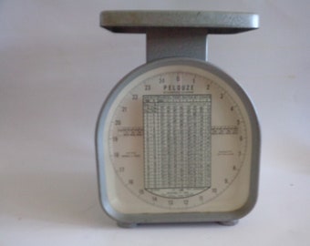 Vintage Pelouze Postage Scale April  1, 1964 Rates Model Y-25
