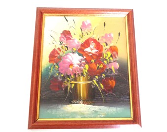 Lovely Floral Still Life Oil Painting