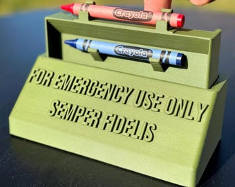 Crayon Holder - 3D Printed Desk Ornament
