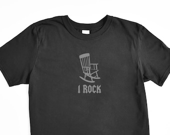 I Rock Shirt, Gothic Humor, Funny Rocking Chair Tee, It's Always Sunny T-Shirt Gift