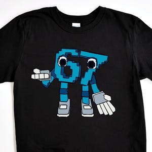 Kids 67 Shirt, Inspired by Roblox Steal a Brainrot, Viral Trend, Gift for Boys & Girls image 1