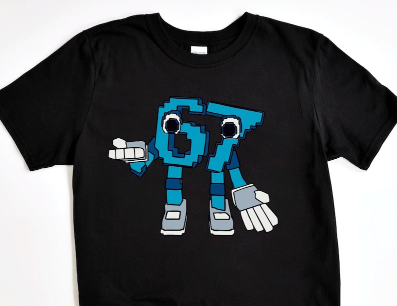 Kids 67 Shirt, Inspired by Roblox Steal a Brainrot, Viral Trend, Gift for Boys & Girls image 1