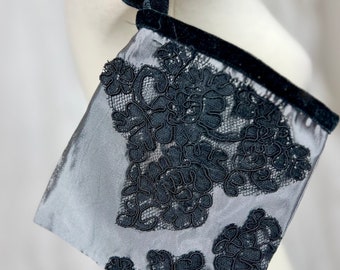 Black Lace Coin Purse