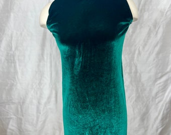 Emerald Green Velvet Dress Size Small