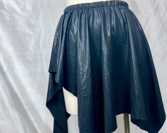 Black Slick Skirt Size Small