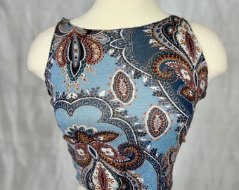 Paisley croptop maat klein