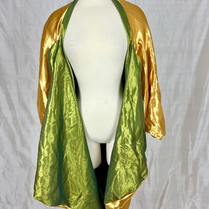 Gold Chermuse Cocoon Coat 20s Costume Piece