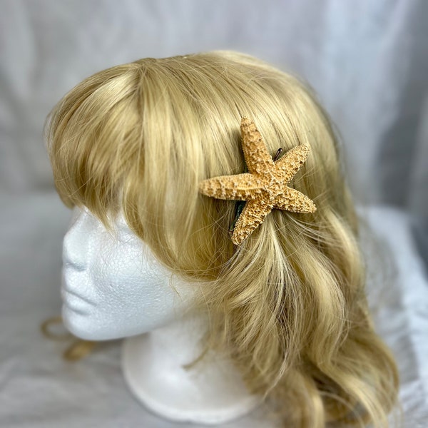 Pair Starfish Hair Clips