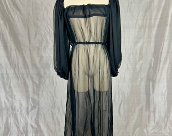 Black Chiffon Dress Size Small