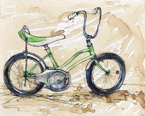 vintage banana seat bike