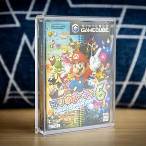 Japanese GameCube Game Box Acrylic Nintendo Storage Display Case | 90%+ UV Resistant