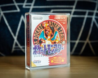 UV-Resistant (90%+) Japanese Game Boy Game Box Acrylic  Storage Display Case Retro