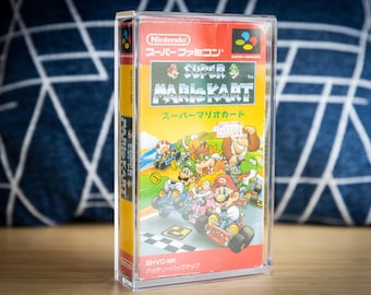 Japanese Super Famicom Game Box Acrylic Nintendo Storage Display Case | 90%+ UV Resistant