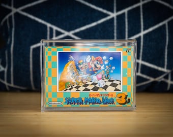 Japanese Famicom Game Box Acrylic Nintendo Storage Display Case | 90%+ UV Resistant (Copy)