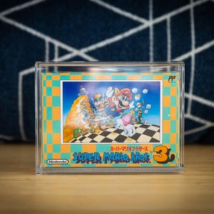 Japanese Famicom Game Box Acrylic Nintendo Storage Display Case | 90%+ UV Resistant (Copy)