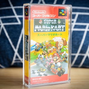 Japanese Super Famicom Game Box Acrylic Nintendo Storage Display Case | 90%+ UV Resistant