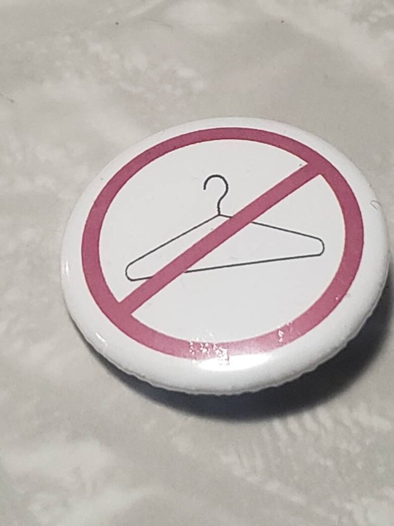 No Wire Hangers 1 Inch Button Etsy