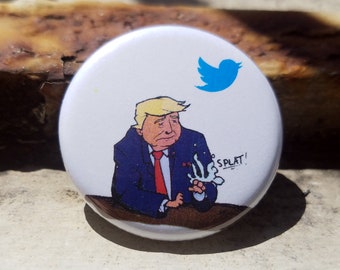 CWA Trump Crap Post 1.25 inch Button