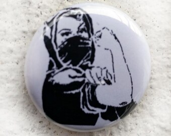 Rosie the Rioter 1 inch Button