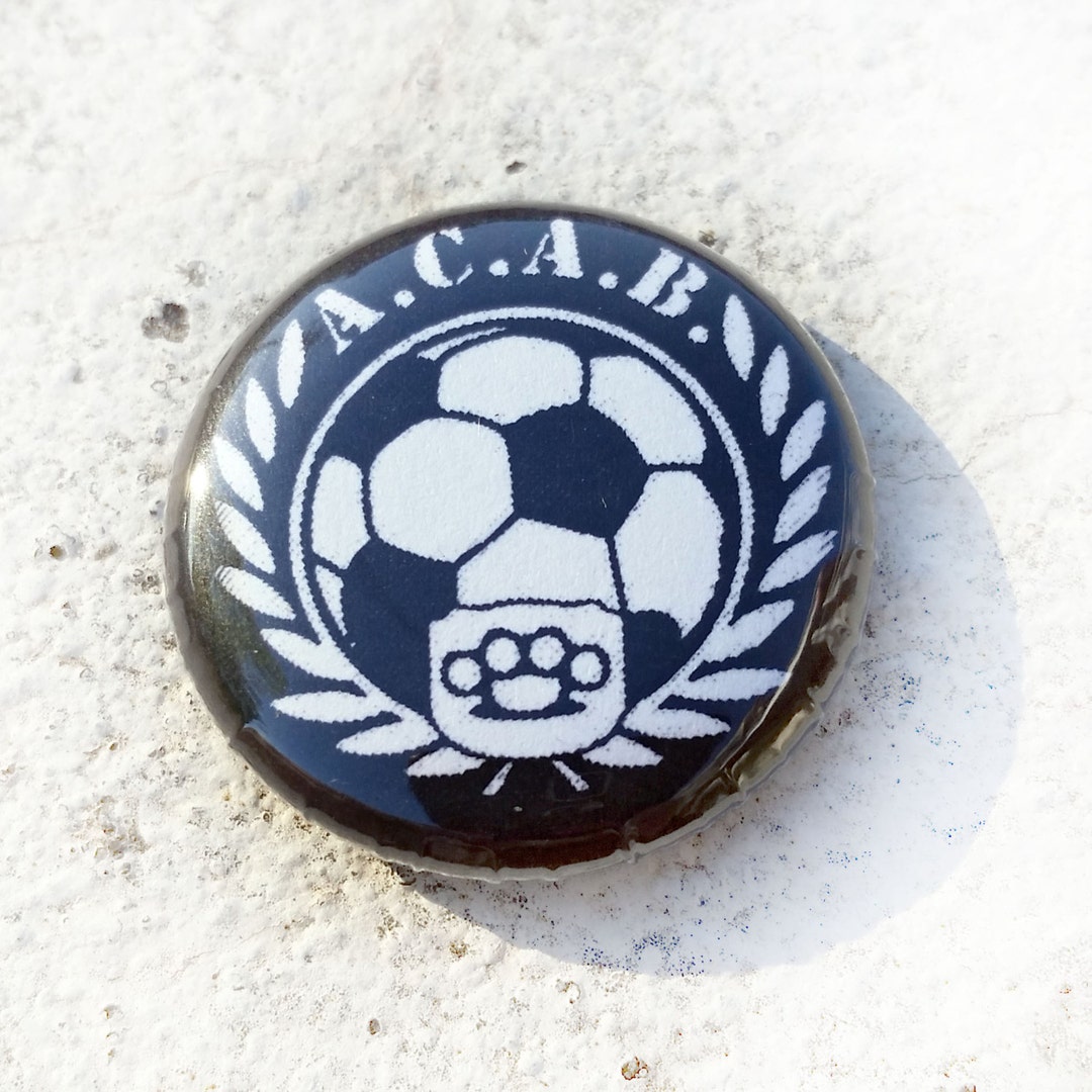 ACAB Soccer 1 Inch Button - Etsy